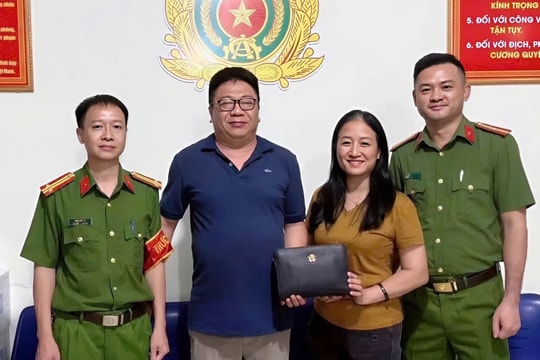 Thiếu tá công an trả lại 400 triệu đồng bị bỏ quên trên cốp ôtô