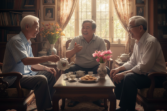 Bố tôi về hưu không chờ có người 'đến nhà tặng bánh trung thu'