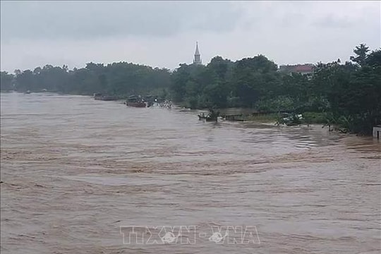 Nguy cơ ngập sâu do ảnh hưởng của bão số 10 ở khu vực từ Thanh Hóa đến Hà Tĩnh