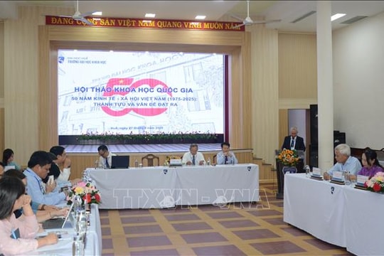 Phát huy thành tựu kinh tế - xã hội Việt Nam sau 50 năm thống nhất