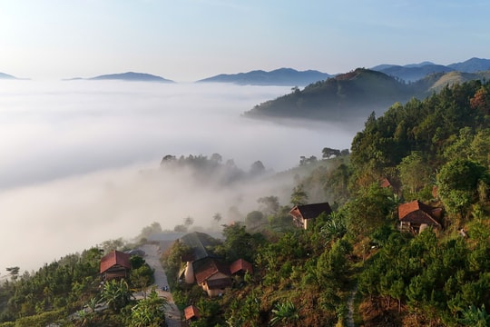 Kỳ nghỉ chạm vào biển mây ở nóc nhà Bảo Lộc