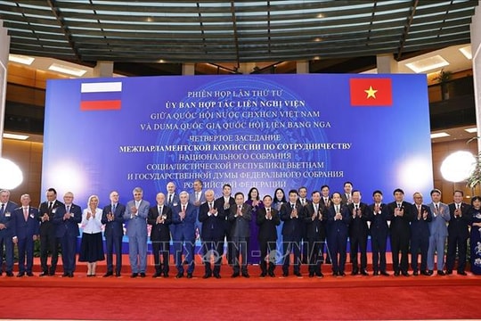 Phiên họp lần thứ tư Ủy ban Liên nghị viện về hợp tác giữa Quốc hội Việt Nam và Duma Quốc gia Nga