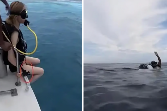 Khách Trung Quốc bị bỏ quên, trôi dạt 40 phút trên biển Maldives