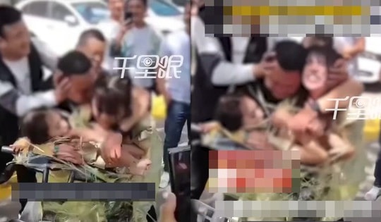 Hai cô gái trẻ bị giở trò "phản cảm" giữa đám cưới gây phẫn nộ