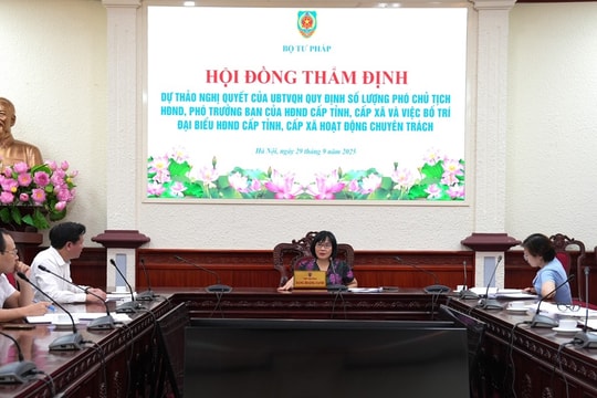 Đề xuất quy định mới về số lượng cấp phó HĐND các cấp