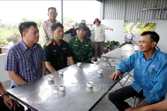 Hưng Yên: Động viên, thăm hỏi thân nhân gia đình có người tử vong do giông lốc