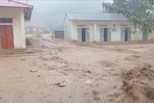 Nguy cơ lũ quét, sạt lở đất ở 14 tỉnh Bắc Bộ và Trung Bộ