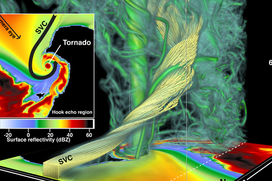 Vì sao xuất hiện nhiều lốc xoáy quanh tâm bão Bualoi?