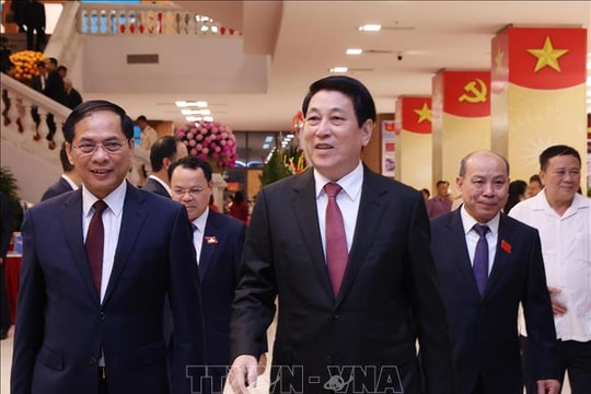 Chủ tịch nước Lương Cường dự Đại hội đại biểu tỉnh Phú Thọ nhiệm kỳ 2025 - 2030