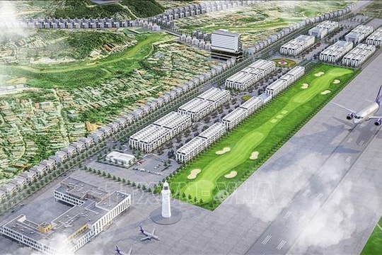 Khởi công xây dựng Khu đô thị mới, phố đi bộ sân bay Mường Thanh