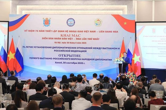 Khai mạc Diễn đàn Nhân dân Việt - Nga lần thứ nhất