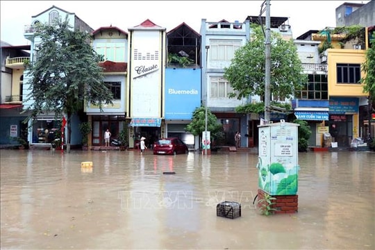 Ảnh hưởng bão số 10: Thái Nguyên khẩn cấp di dời một số hộ dân