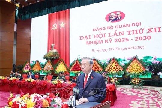 Tổng Bí thư Tô Lâm: Đảng bộ Quân đội và toàn quân cần 'hội tụ đoàn kết, hội tụ ý chí, hội tụ nhân tài, hội tụ sức mạnh'