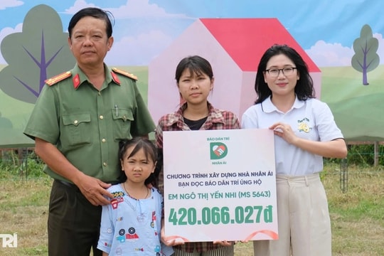 Bạn đọc Dân trí ủng hộ hơn 420 triệu đồng, giúp 2 chị em mồ côi có nhà mới