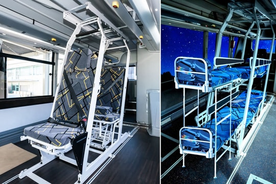 Nhật Bản vận hành xe buýt giường nằm đầu tiên