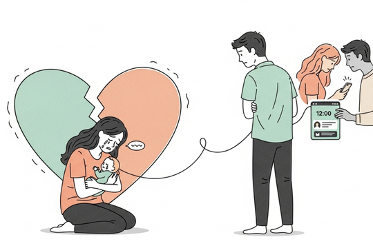 Phát hiện chồng nhắn tin mùi mẫn với tình cũ khi tôi chuẩn bị sinh