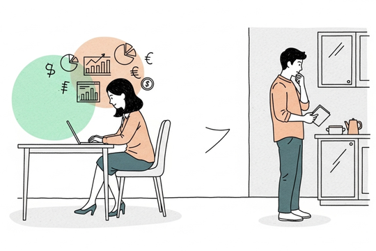 Mặc cảm vì lương vợ gấp đôi lương tôi