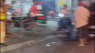 Người đàn ông chống đối khi bị CSGT đo nồng độ cồn