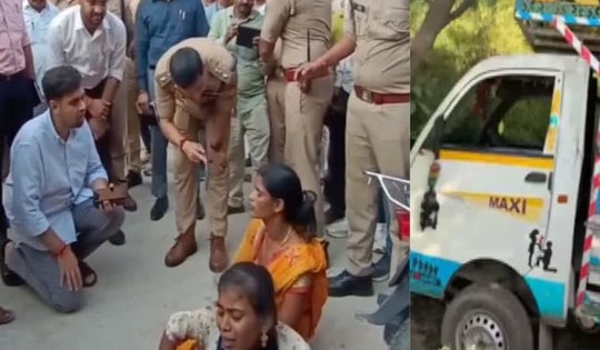 Đứng bên lề đường, 5 người bị xe bán tải đâm tử vong