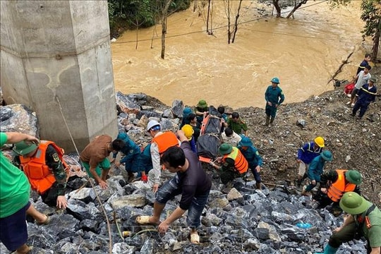 Tìm thấy một thi thể nạn nhân mất tích do lũ quét tại Cao Bằng​