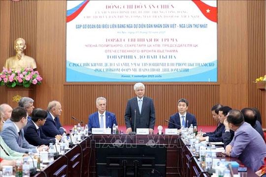 Thắt chặt tình cảm hữu nghị giữa nhân dân hai nước Việt Nam - Liên bang Nga