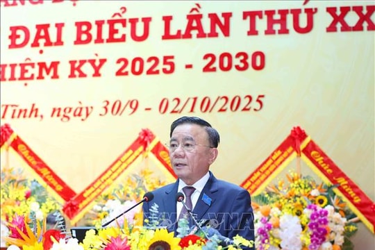 Khai mạc phiên chính thức Đại hội đại biểu Đảng bộ tỉnh Hà Tĩnh lần thứ XX