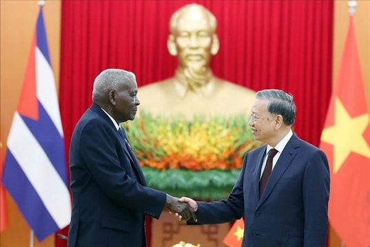 Tổng Bí thư Tô Lâm tiếp Chủ tịch Quốc hội Cuba