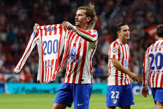 Atletico thắng đậm trong ngày Simeone bị cấm chỉ đạo