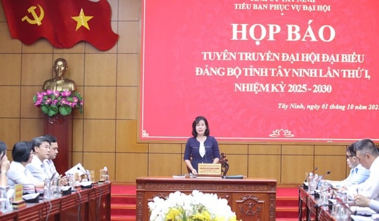 Tây Ninh thông tin về thời gian, địa điểm tổ chức Đại hội Đại biểu Đảng bộ tỉnh