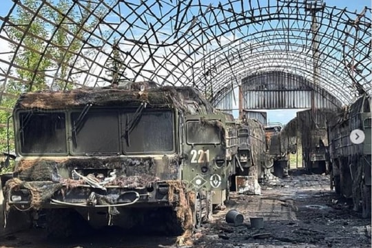 UAV Ukraine hạ gục tổ hợp tên lửa Iskander-M Nga