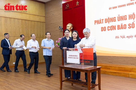 Hơn 673 tỷ đồng ủng hộ đồng bào bị thiệt hại do bão số 10