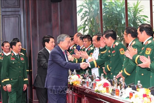 Tổng Bí thư và Chủ tịch nước dự Phiên bế mạc Đại hội Đảng bộ Quân đội lần thứ XII