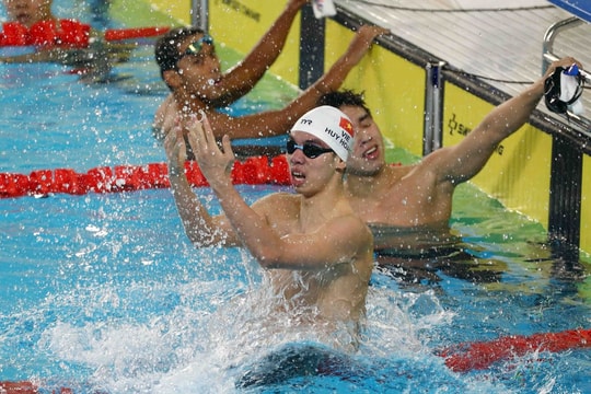 Nguyễn Huy Hoàng lập kỳ tích, giành hai tấm Huy chương Vàng tại giải châu Á