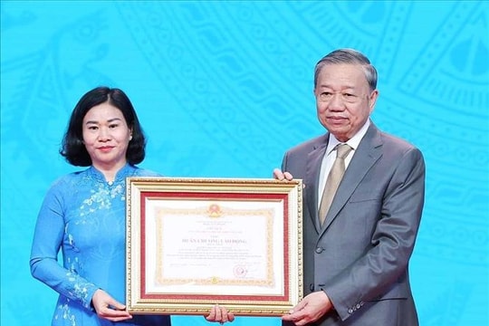 Tổng Bí thư Tô Lâm dự Lễ kỷ niệm 95 năm ngày thành lập Hội Liên hiệp Phụ nữ Việt Nam