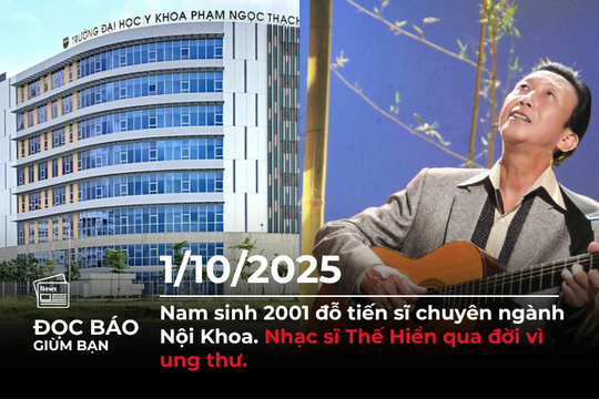 Nam sinh 2001 đỗ tiến sĩ chuyên ngành Nội Khoa. Nhạc sĩ Thế Hiển qua đời vì ung thư