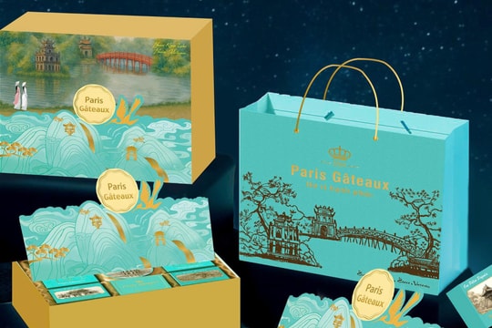 Hộp quà Trung thu Paris Gâteaux kết hợp nhiều hương vị Á - Âu