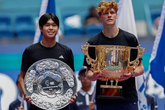 Sinner thắng dễ Tien ở chung kết Trung Quốc Mở rộng