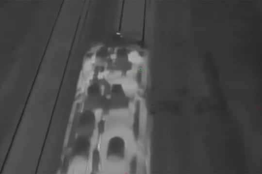 UAV Nga tập kích tàu hỏa đang chạy, qua mặt trực thăng Ukraine