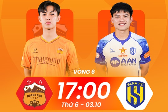 Xem trực tiếp HAGL vs SLNA, vòng 6 V.League trên kênh nào?