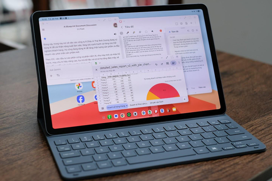 Tablet AI hỗ trợ người dùng làm việc linh hoạt