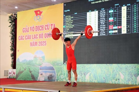 Khai mạc Giải vô địch Cử tạ các câu lạc bộ quốc gia năm 2025