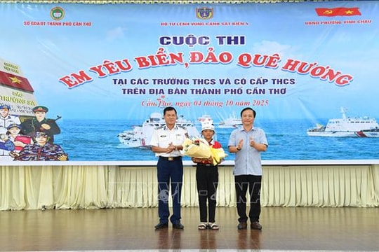 Cảnh sát biển tổ chức nhiều hoạt động thiết thực cho ngư dân vùng ven biển