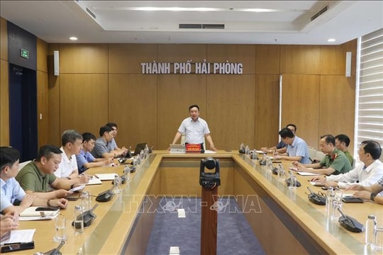 Hải Phòng họp khẩn triển khai phòng chống bão số 11