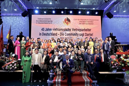 Cộng đồng Việt Nam kỷ niệm 45 năm hợp tác lao động Việt Nam - Đức