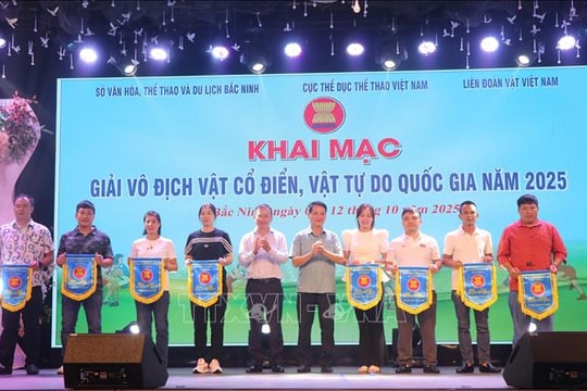 Hơn 300 vận động viên tranh tài ở Giải Vô địch Vật cổ điển, Vật tự do quốc gia năm 2025