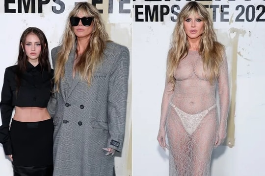 Heidi Klum mặc sốc