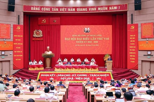 Bế mạc Đại hội đại biểu Đảng bộ Công an Trung ương lần thứ VIII, nhiệm kỳ 2025 - 2030