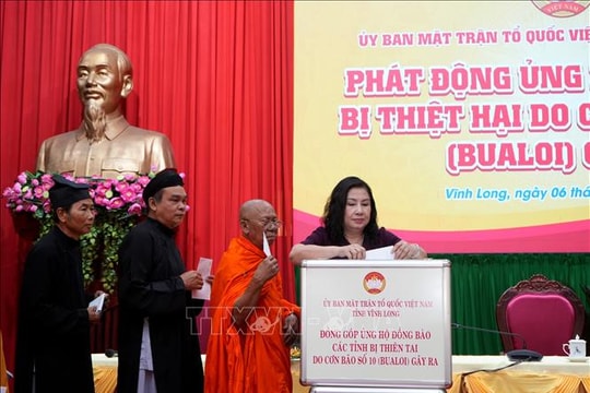 Chung tay khắc phục thiệt hại do thiên tai