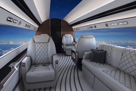 Bên trong máy bay gần 20 triệu USD 'đến từ tương lai'