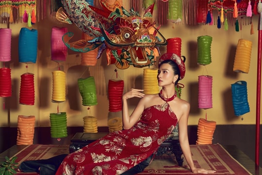 Kim Tuyến chụp ảnh gợi ký ức Trung thu